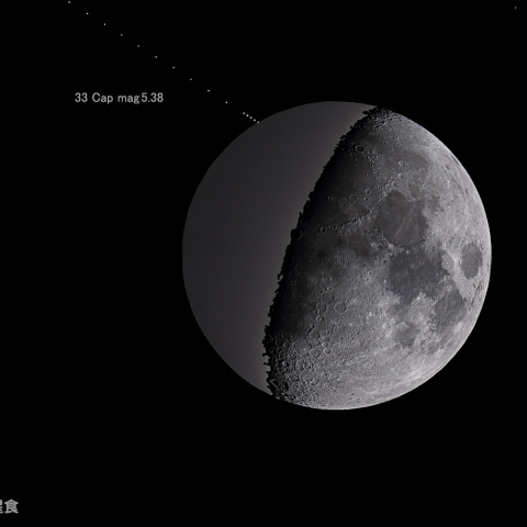 33Cap (やぎ座 33番星)の星食 2023.10.23