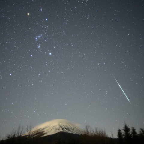 富士とオリオンと共演