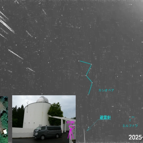 世界初観測 !? ペルセウス座流星群 クラスター流星現象