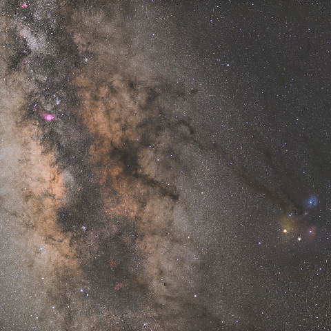 小笠原の天の川　さそり座～たて座