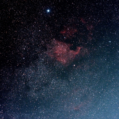 100mmによる北アメリカ星雲