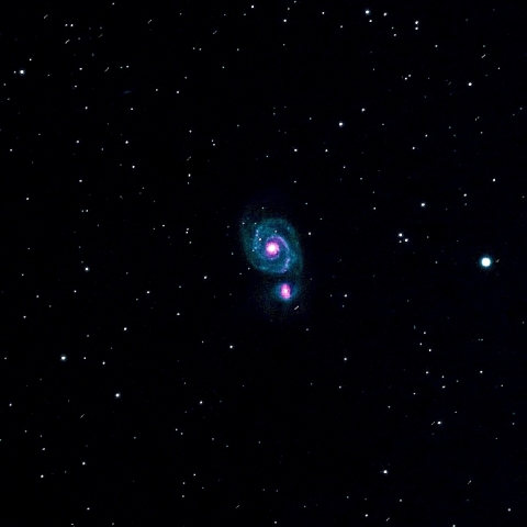 M51子持ち銀河