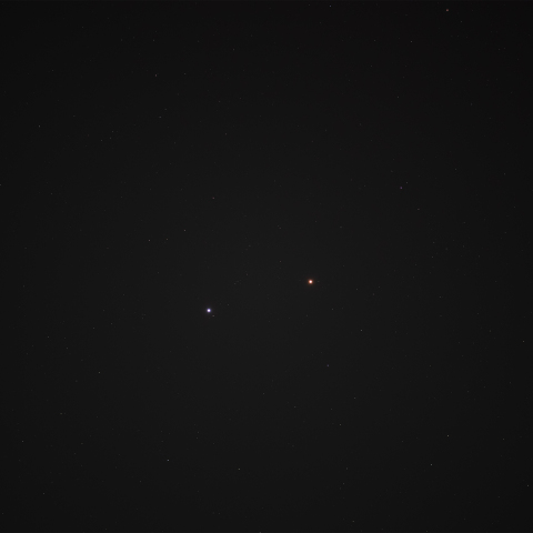 250617 火星とレグルスの接近