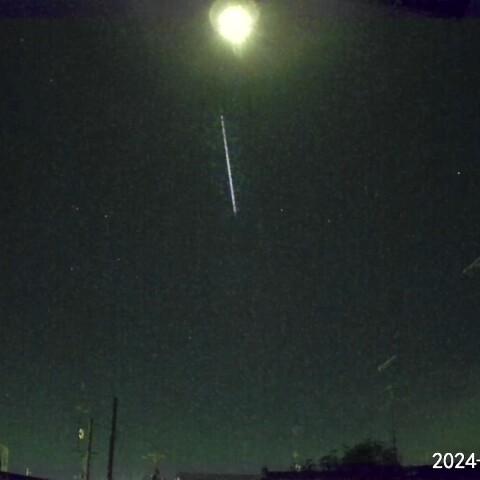 こぐま座流星群の流星