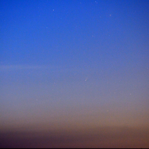 4月1日のパンスターズ彗星とM31