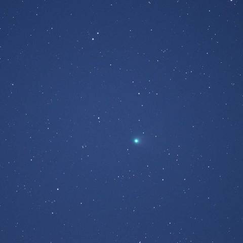 相馬市での5月18日のレモン彗星