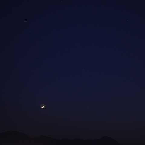 5月31日の水星と月と木星