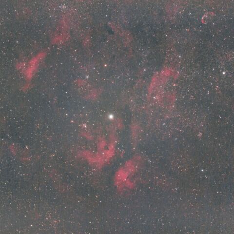 サドル近所の散光星雲たち