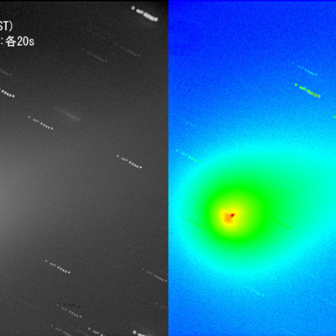 １１月１７日のLovejoy彗星