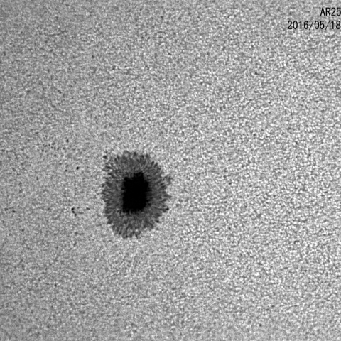 5月18日のsunspot AR2546