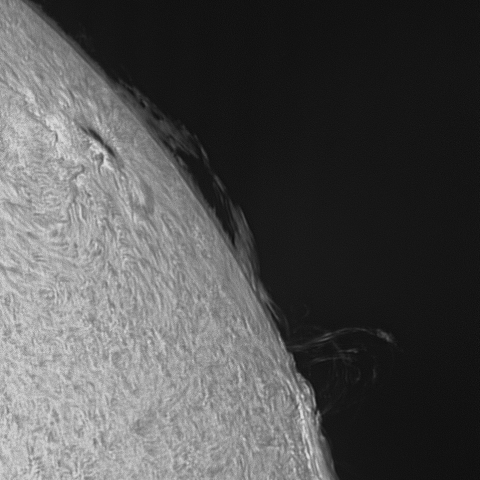 9月10日のポストフレアループ