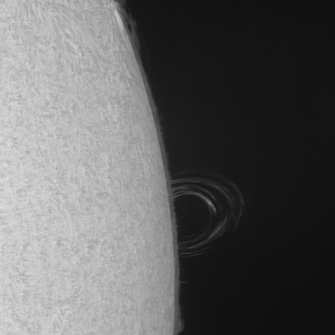 9月1１日のポストフレアループ