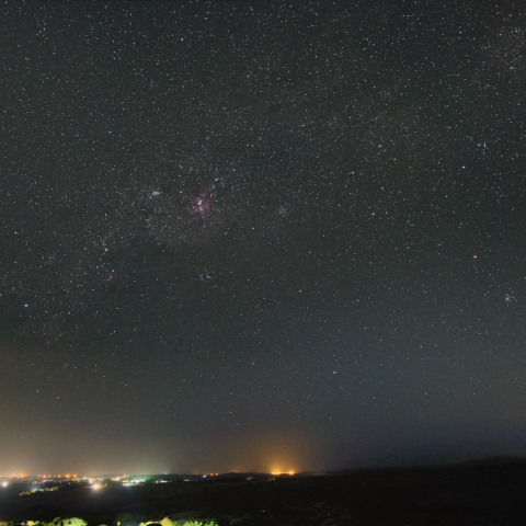 グアムの星　みなみじゅうじ・ηカリーナ星雲付近