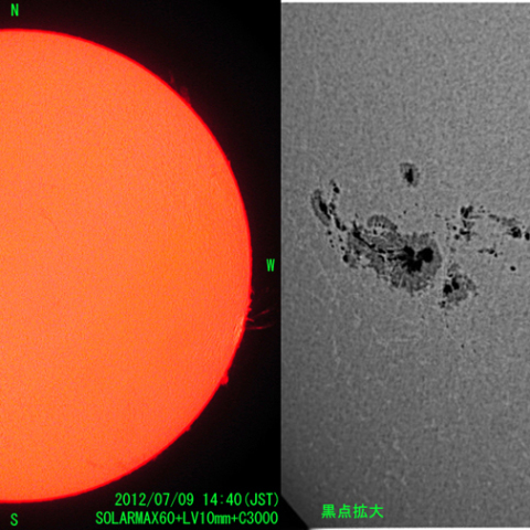 ７月９日の太陽