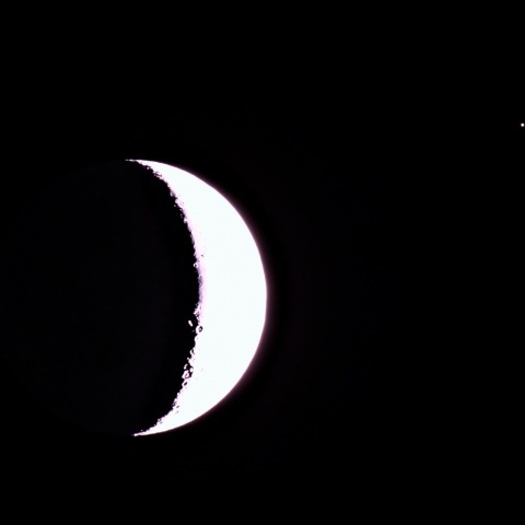 月と火星の接近