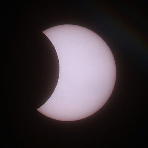 6月21日の部分日食