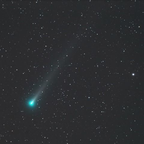 12月6日未明のレナ―ド彗星とM3