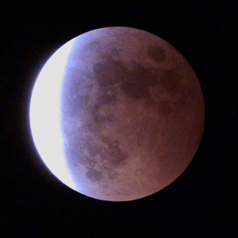 月食（2022.11.08)　ターコイズフリンジ