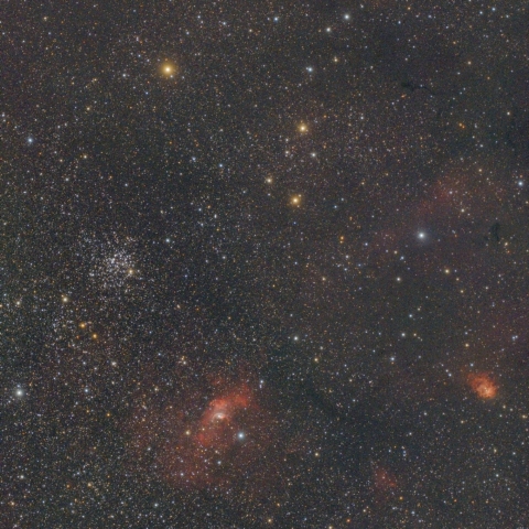 バブル星雲付近