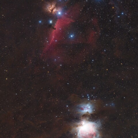 オリオン座4パネルモザイク