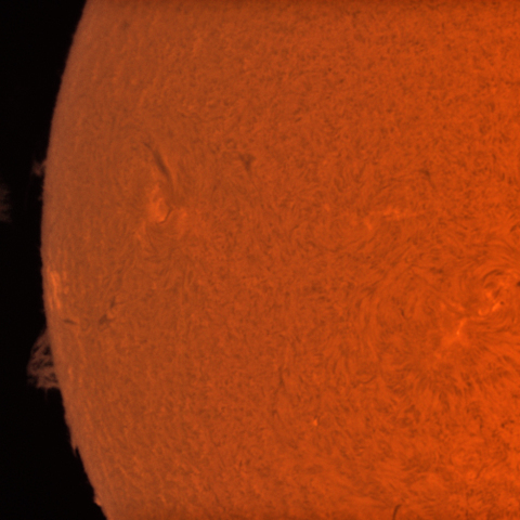 3月26日の太陽(拡大)