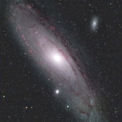 ナローバンドによるアンドロメダ銀河