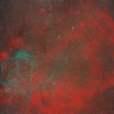 ガム星雲主要部