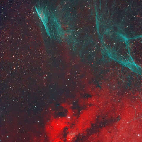 ペンシル星雲とGum23