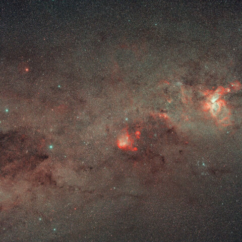 南十字～エータカリーナ星雲付近