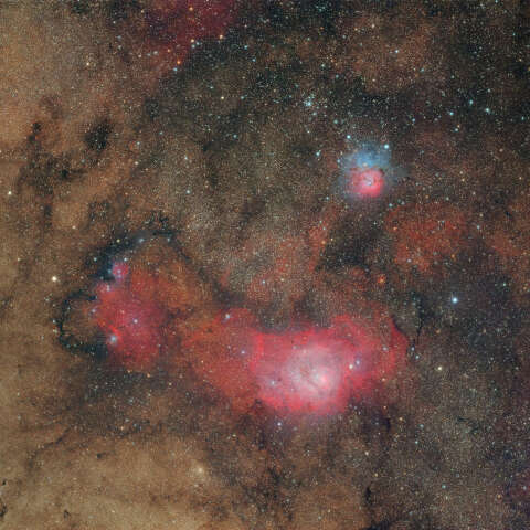 M8、M20、NGC6559