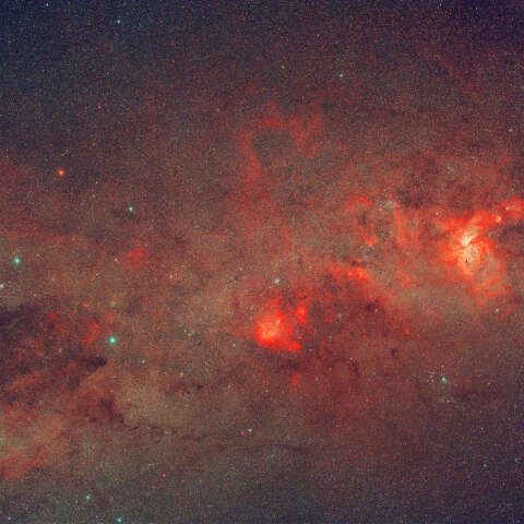L-Ultimateフィルターによる南十字～エータカリーナ星雲付近