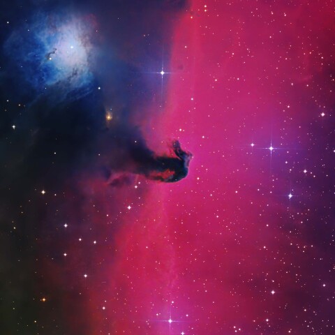 IC434と馬頭星雲