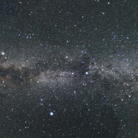 夏の天の川パノラマ