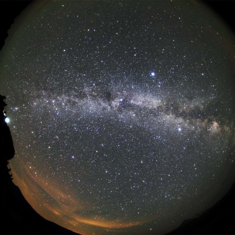 ディーライト展望台からの天の川