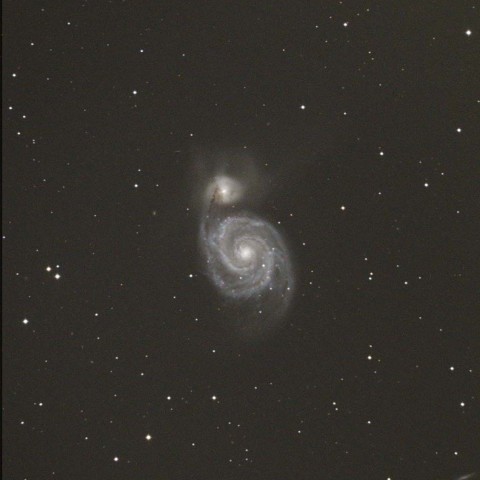 M51 子持ち銀河