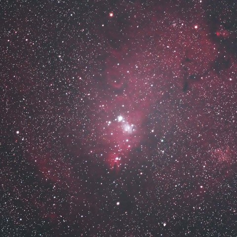 いっかくじゅう座S星付近の星雲