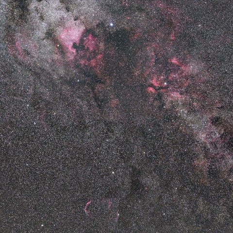 はくちょう座の散光星雲