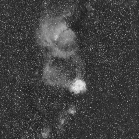 いっかくじゅう座の散光星雲