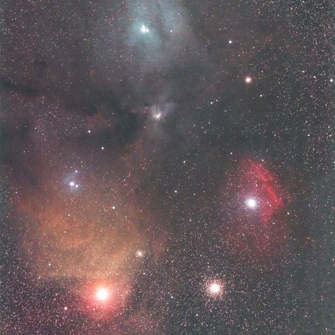 アンタレス付近の星雲
