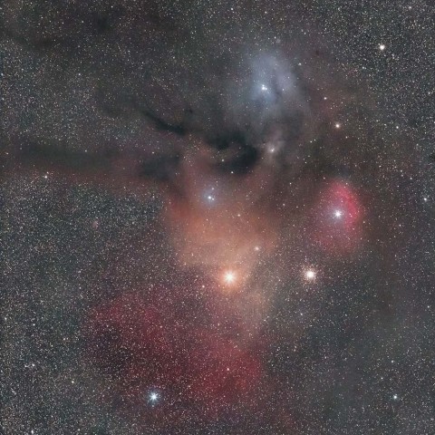 アンタレス付近の星雲