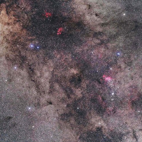 さそり座尾部の散光星雲