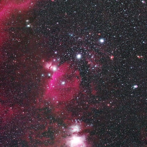 オリオン座中心部