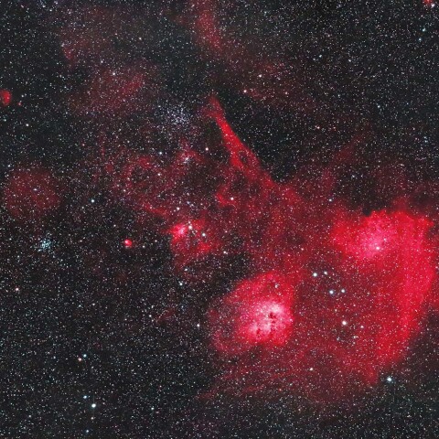 ぎょしゃ座の散光星雲