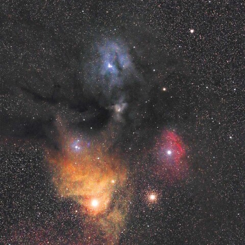 アンタレス付近の星雲