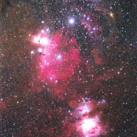 オリオン座中心部