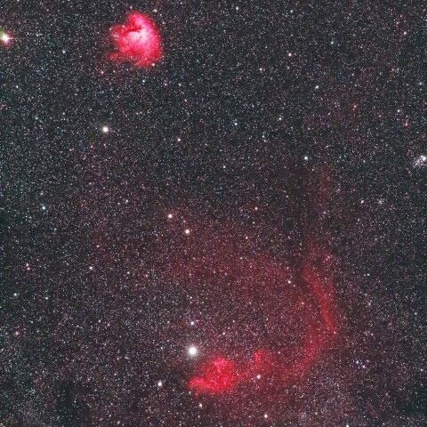 NGC281とIC59、IC63