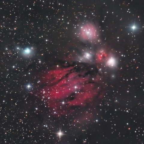 NGC2170付近の星雲