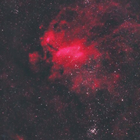 IC4628エビ星雲付近