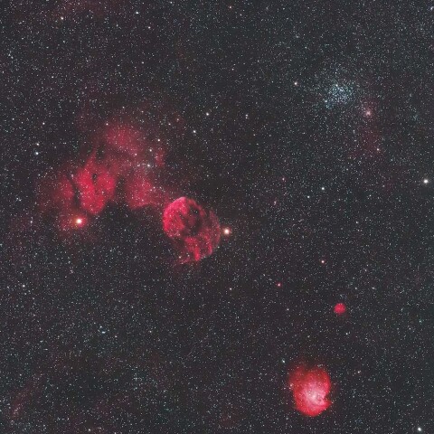 M35とIC443、NGC2174