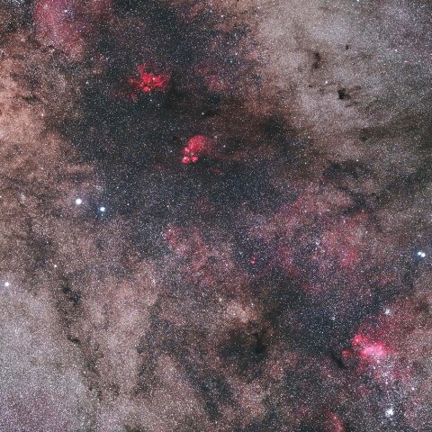 さそり座尾部の星雲・星団